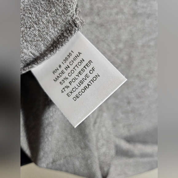 NEW Vintage Italia 1958 Grey Long Sleeve Crew Neck Sweater Medium - Picture 9 of 12